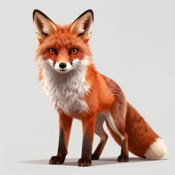 Red Fox, trending on artstation, ultra detailed, 8k, character illustration by Greg Rutkowski, Thomas Kinkade.