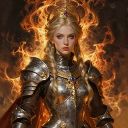Alchemy Imperial Princess knight gothic girl. By sophie anderson, artgerm, wlop, concept art,digital paintig, matte, fractal flame,highly detailded