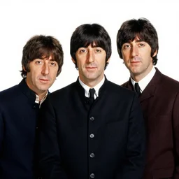 picture of the beatles, full color