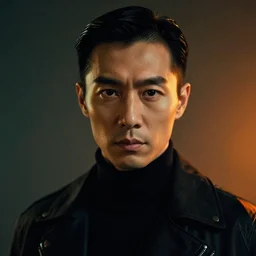 portrait of an android from blade runner