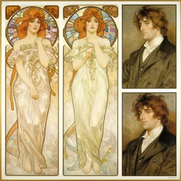 a beautiful painting of alicia witt by Alphonse Mucha and by arthur rackham and by james jean and by Mark Brooks and by john william waterhouse, Art Nouveau, Neo-Gothic, gothic, award winning painting, hyperdetailed, detailed