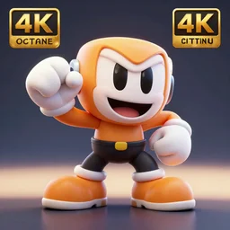 cuphead, cuphead game, 3 d render, 4 k, 8 k, octane render, amazing quality