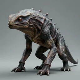a photo of scp - 6 8 2, a large, vaguely reptile - like creature of unknown origin. it is extremely intelligent.