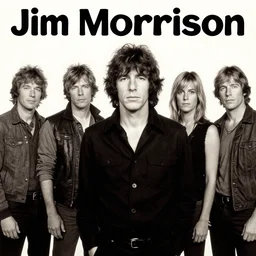 jim morrison, by erin hanson, chad knight, mandy jurgens, hannah yata and kay sage