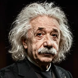 beautiful einstein portrait
