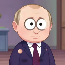 Vladimir Putin stylized as Fairly OddParents