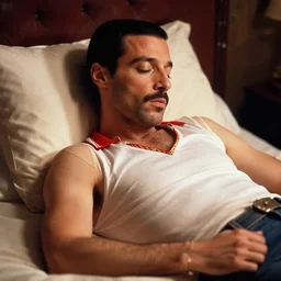 photograph Freddie Mercury but boring boring boring, sleepy, 4k