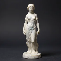 female statue made of water color, studio light, dark background, 3 5 mm photography
