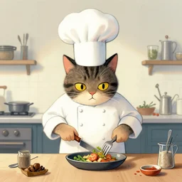 chef cat by bryan lee o malley