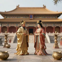 beautiful render of tang dynasty, palaceby andreas rocha and greg rutkowski, trending on artstation, unreal engine, 8 k hd wallpaperjpeg artifact, blur, artfact
