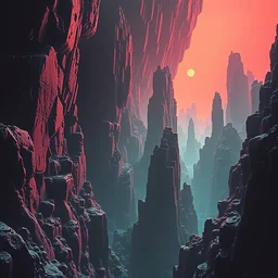 generative art, sci - fi, highly detailed, high contrast, minimalistic by paul lehr and ralph mcquarrie
