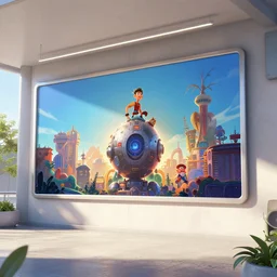 art by filip hodas, pixar, and artgerm. level design fusion reactor, clean, neat, indoor, advertising, entertainments, outside, exterior