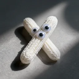 tampons with googly eyes