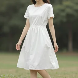 She wore plain clothes; a simple summer dress that moved with the gentle breeze skin concept n 6