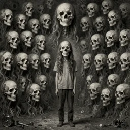 a little time and a lot of latent space stands a man with infinite faces with long dead names and names not yet said, high level of detail, surrealism