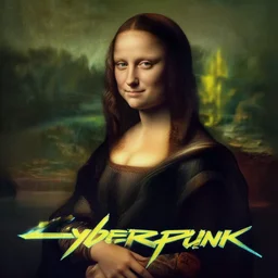 cyberpunk millie bobby brown by leonardo da vinci
