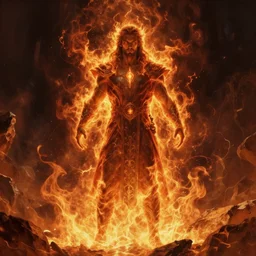 the lord of the flames, artstation hall of fame gallery, editors choice, #1 digital painting of all time, most beautiful image ever created, emotionally evocative, greatest art ever made, lifetime achievement magnum opus masterpiece, the most amazing breathtaking image with the deepest message ever painted, a thing of beauty beyond imagination or words