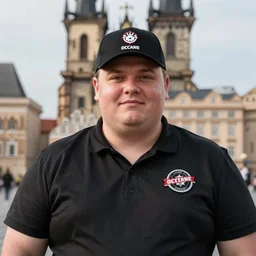 incredibly realistic, too detailed portrait of a caricature of the plus size bouncer in prague, centered portrait, octane render, bump mapping, global illumination, unreal engine 5, 8 k, bokeh, d & d digital art, mark ryden, rob gonsalves