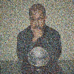 kanye pondering an orb