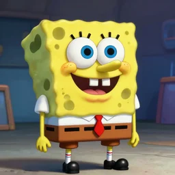Portrait of SpongeBob SquarePants by Greg Rutkowski. digital art. trending on artstation. HD. 8K. highly detailed. good lighting. beautiful. epic. masterpiece.