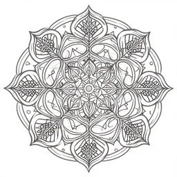 mandala, vector art, detailed