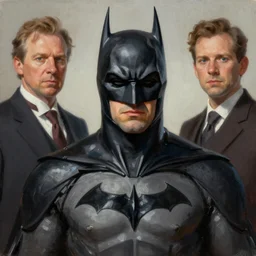 Batman portrayed by Walter White, digital art, trending on artstation oil on canvas by J. C. Leyendecker and Edmund Blair Leighton and Charlie Bowater octane render