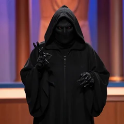 the menacing grim reaper as a guest in the oprah winfrey show