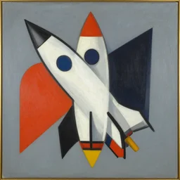 a painting of a rocket, by moholy - nagy, laszlo