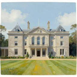 a mansion, artwork by nathan fowkes