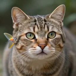 new species that looks like a cross between a fish and a cat, photorealistic, natural lighting, trending on artstation