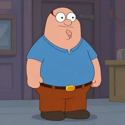 peter griffin in the style of wayne barlowe