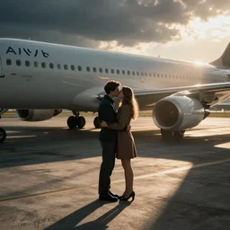 last kiss at the airport