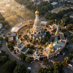 birds eye view theme park