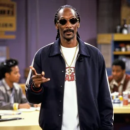film still of Snoop Dogg starring in a 1990s comedy sitcom