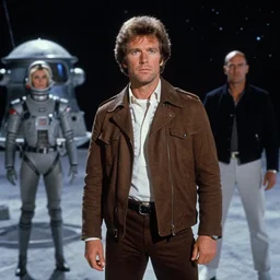 a still from a 1 9 8 0 s spy tv show, man from uncle, mission impossible, james bond, moonbase alpha, space 1 9 9 9