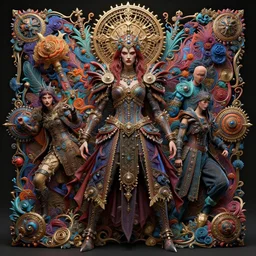 #midjourneyart :: badass:: by Martine Johanna and Simon Stålenhag and Chie Yoshii and Casey Weldon and Guillermo del toro :: ornate, dynamic, particulate, rich colors, intricate, elegant, highly detailed, centered, artstation, smooth, sharp focus, octane render, 3d