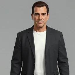 Mark Margolis aka Hector Salamanca from Better Call Saul as a GTA character portrait sitting in a wheelchair with oxygen, Grand Theft Auto, GTA cover art