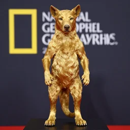 award - winning rare golden coated humanoid national geographic photography
