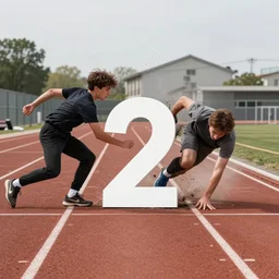 collision of track and human will be in next 2 seconds
