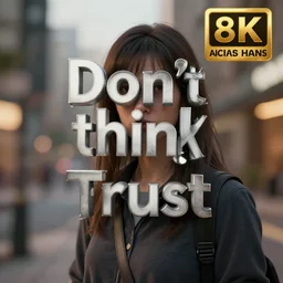 i don't think you trust,, ultra realistic, unreal engine 5, depth of field, bokeh, octane render, 8 k hd,