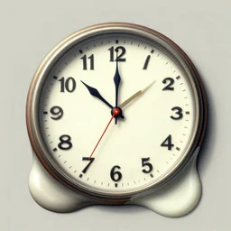 melted clock, by salvador dali