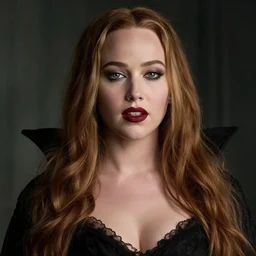 Jennifer Lawrence as a vampier, lot of details