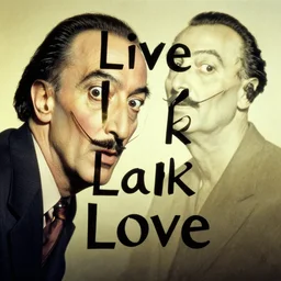 live laugh love by salvador dali