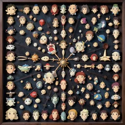 sprites in the universal wavefunction studio ghibli symmetry