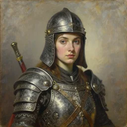 oil portrait, beautiful warrior, fine art, intrincate. by peter mohrbacher marc simonetti, anna podedwor