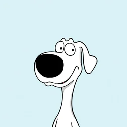 dog from family guy brian griffin, cartoon
