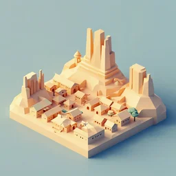 a low poly isometric render of a kerala village in the style of monument valley, intricate, elegant, smooth lighting, simple, solid shapes, by magali villeneuve, artgerm, jeremy lipkin and michael garmash, rob rey and kentaro miura style, octane render
