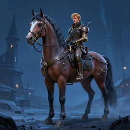 steampunk horse, masterpiece, matte painting concept blizzard pixar maya engine on cold night stylized background splash comics global illumination lighting artstation lois van baarle, ilya kuvshinov, rossdraws