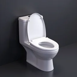 3d render of a gaming toilet, octane, dark studio lighting