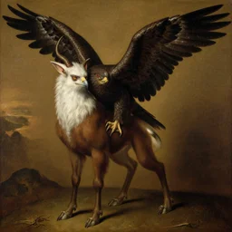 a demonic eagle-eyed faun Jan Van eyck john steuart curry